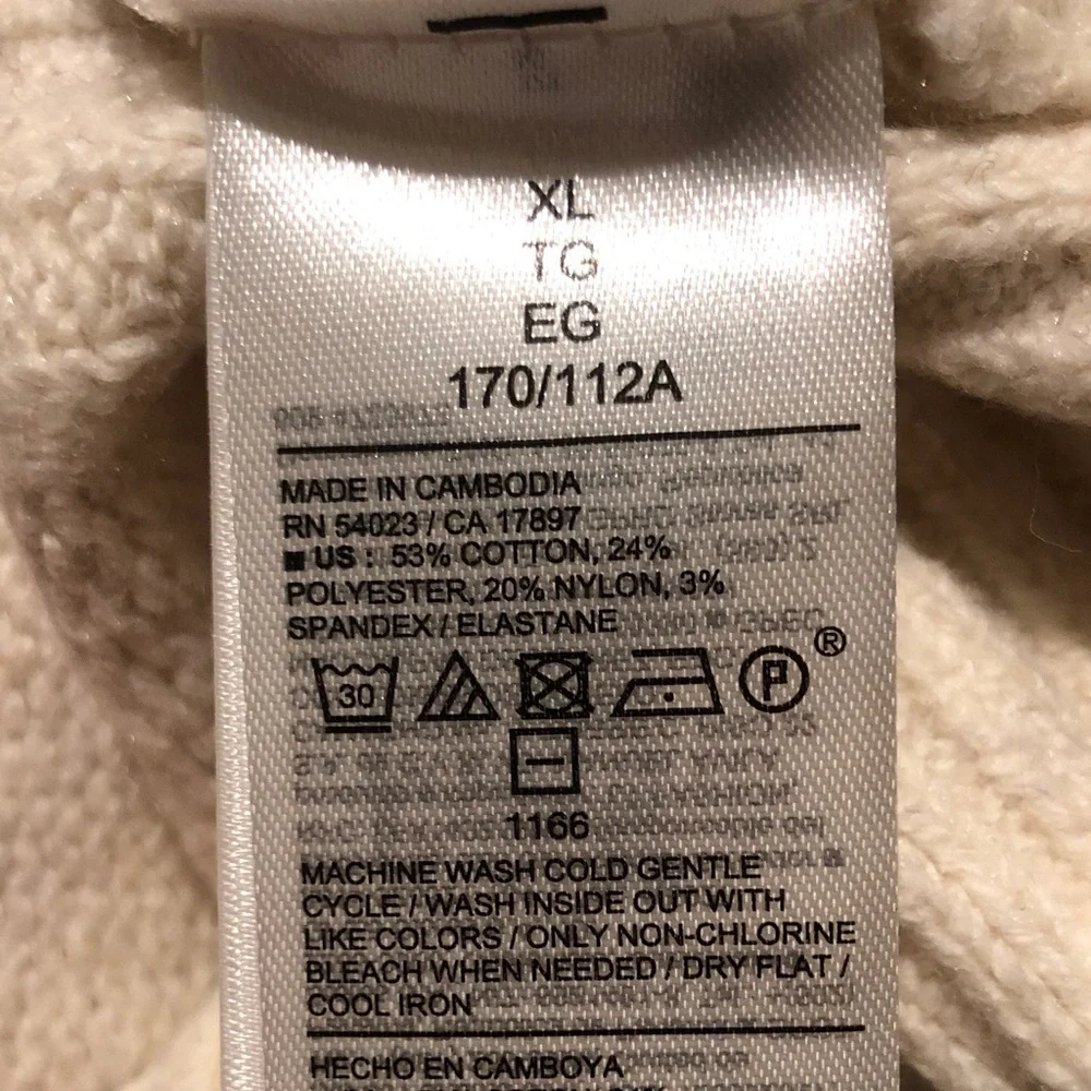 Old Navy Cozy Sosoft Crewneck Women's Sweater in Cream - Picture 13 of 13